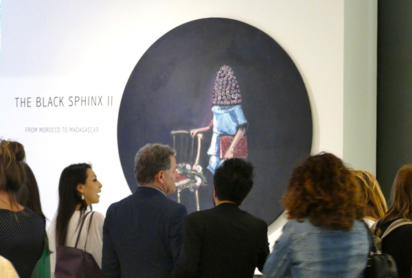 Yassine Balbzioui, The Black Sphinx II, Primo Marella Gallery 2018
